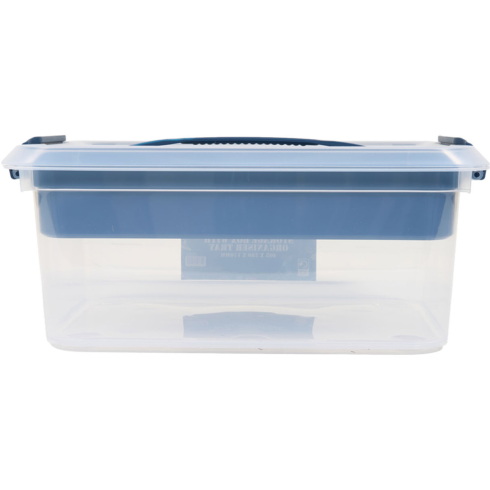 Storage Box with Organiser Tray Image 4