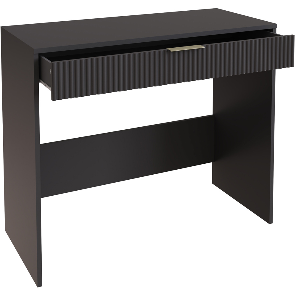 GFW Rankin Single Drawer Black Dressing Table Image 5
