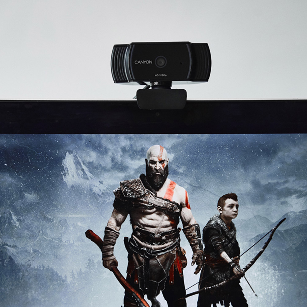 Canyon C5 1080P Black HD Webcam Image 2