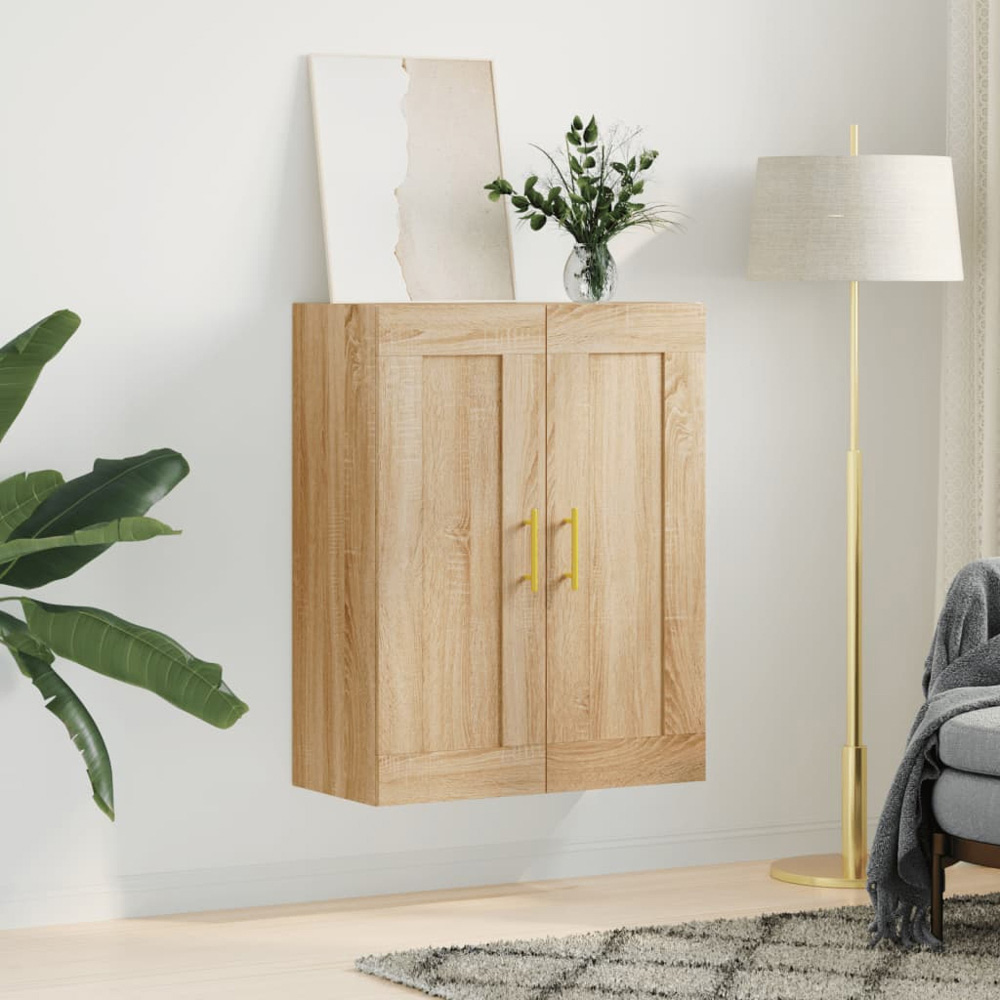 vidaXL 2 Door Sonoma Oak Wall Mounted Cabinet Image 3