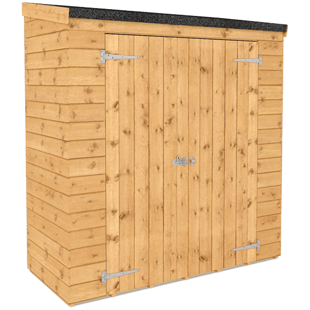 Mercia 6 x 2.6ft Tongue and Groove Pent Storage Shed Image 1
