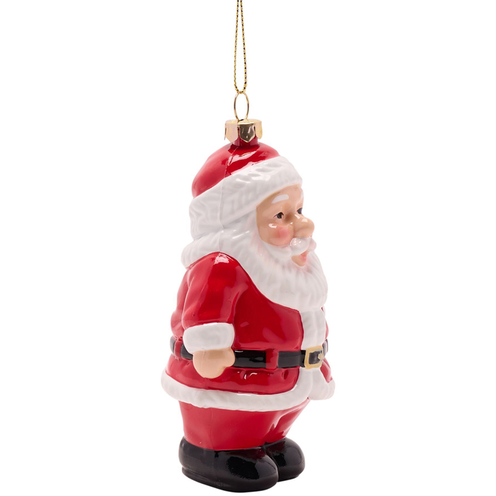 The Seasonal Gift Co. 3D Santa Hanging Decoration 23cm Image 2