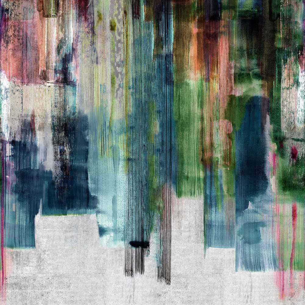 Grandeco Painted Digital Stripes 3 Lane Wall Mural Image 2