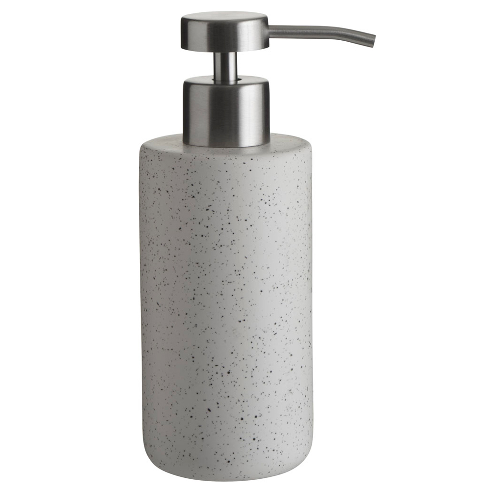 Wilko Cream Speckled Soap Dispenser Image 1