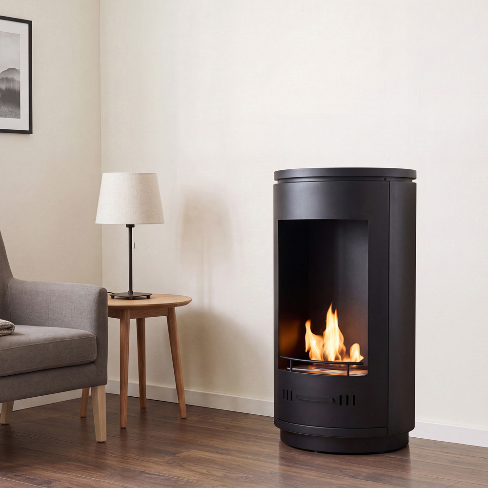 Sureflame Barila Matte Black Bio Ethanol Stove 3000W Image 2