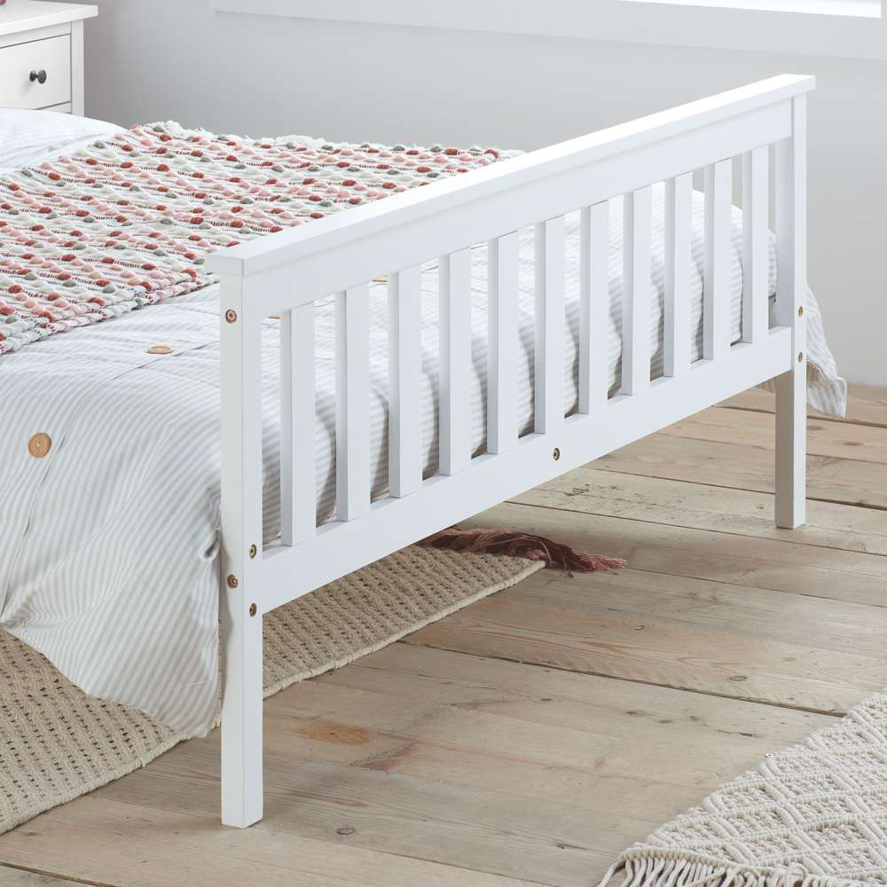 Oxford Small Double White Bed Image 8
