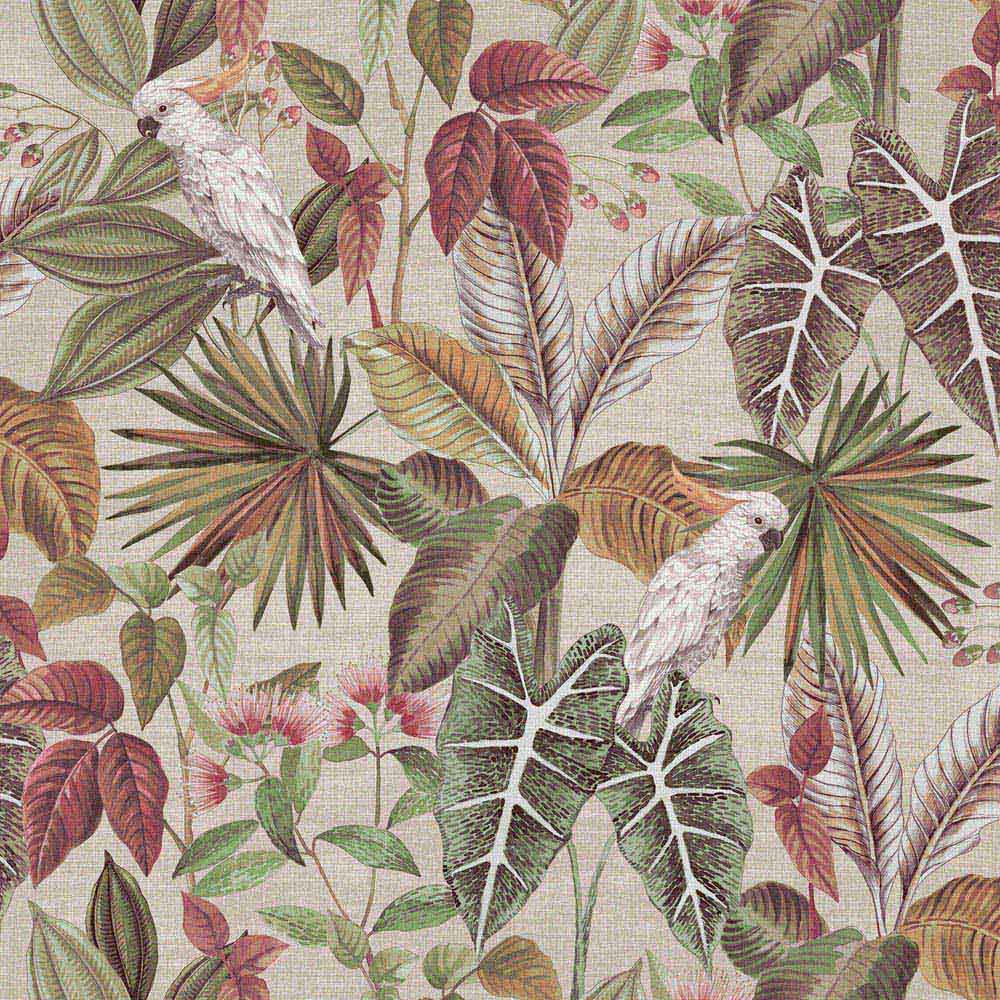 Arthouse Vintage Parrot Multi Wallpaper Image 1