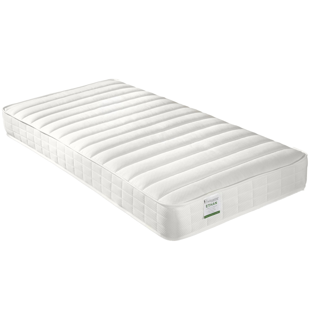 Ethan Small Double Quilted Low Profile Coil Sprung Mattress Image 1