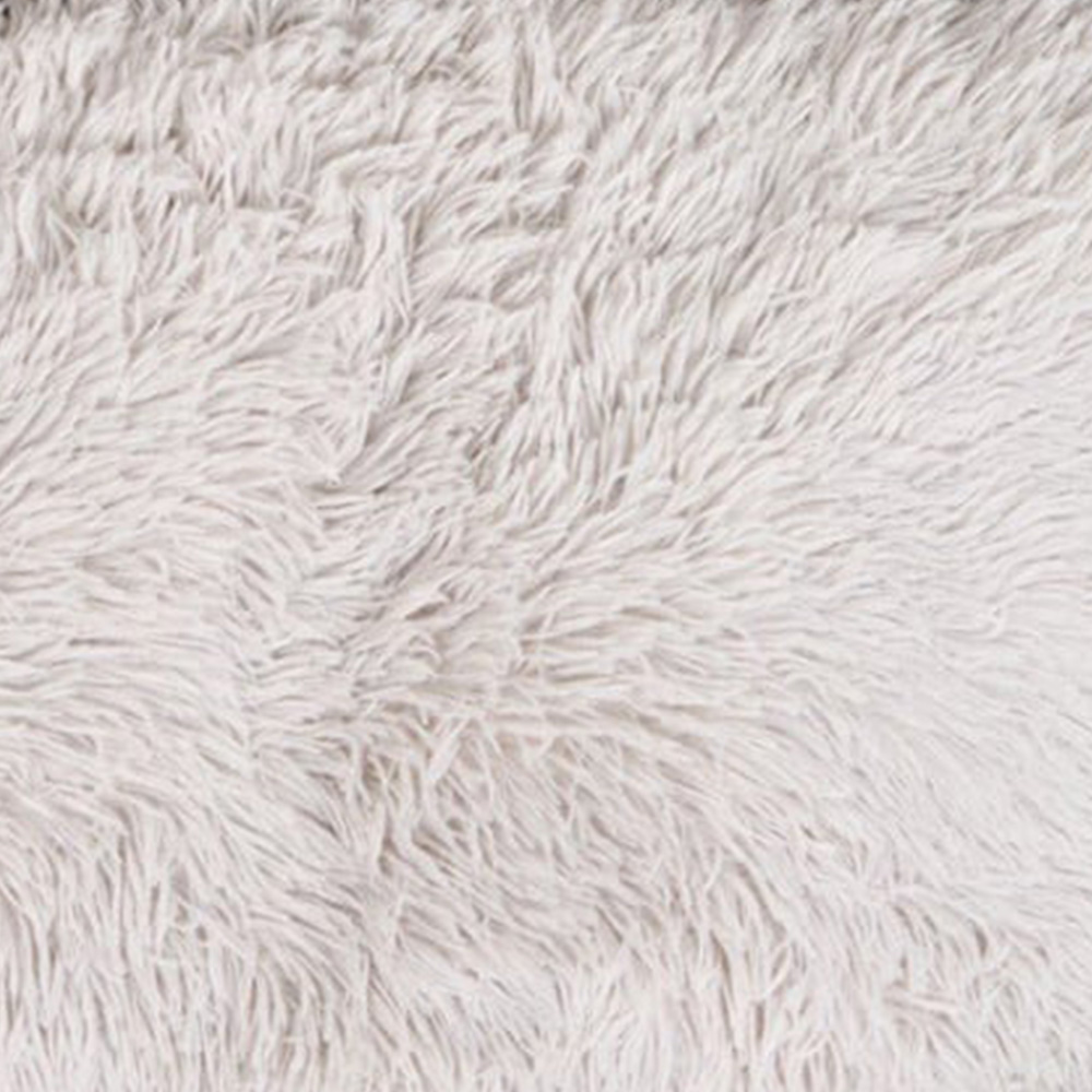 Super Fluffy Soft Pet Bed Grey Large Image 6