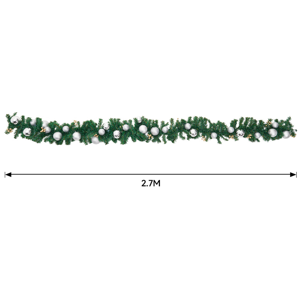 Living and Home Artificial Plastic Pine Christmas Garland 270cm Image 9