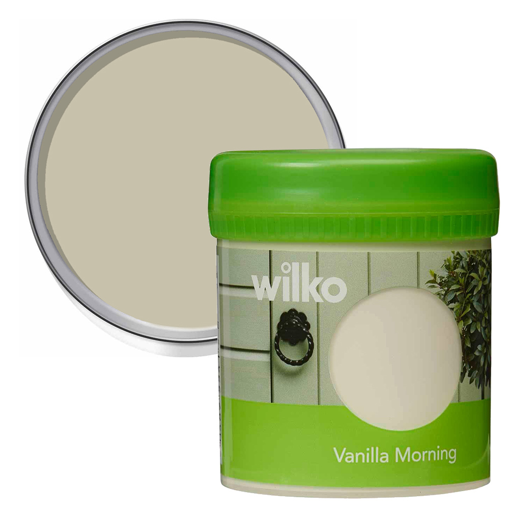 Wilko Garden Colour Vanilla Morning Tester Pot 75ml Image 1