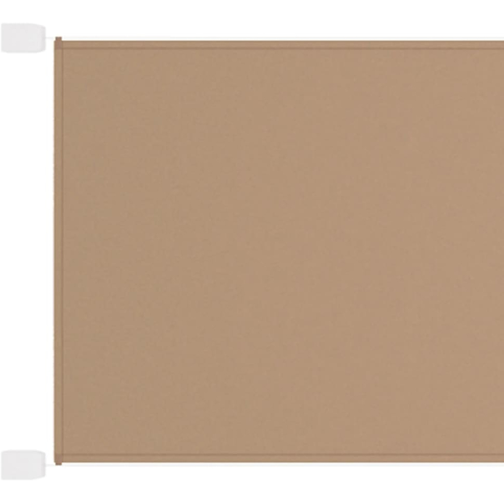 vidaXL Taupe Oxford Fabric Vertical Awning 1.4 x 4.2cm Image 2