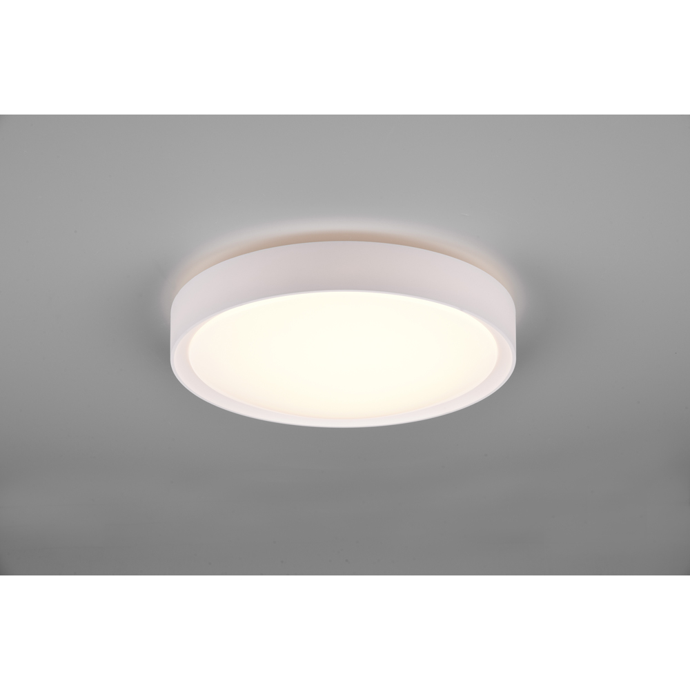 TRIO Clarimo White Matt and Cream White Integrated LED Ceiling Light Image 2