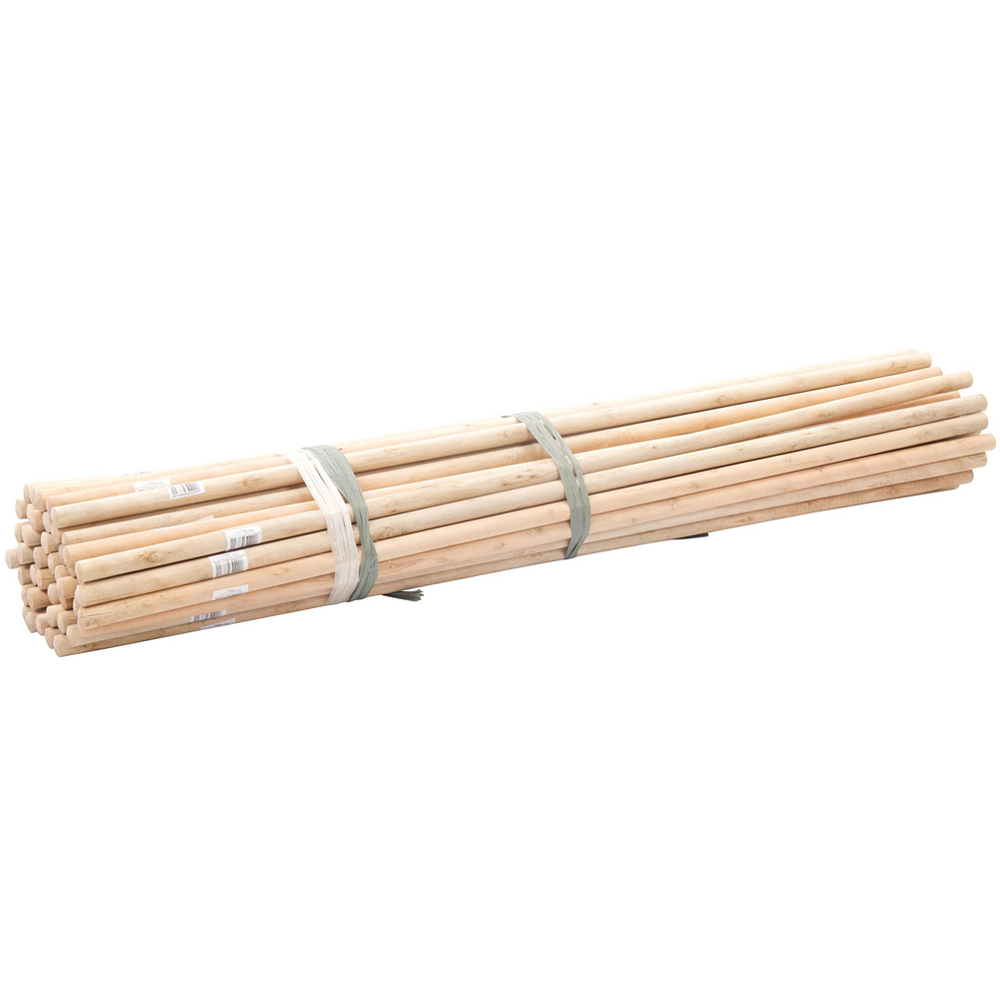 Silverline Broom Handles 4 x 15/16 inch diameter 50 Piece Image 1