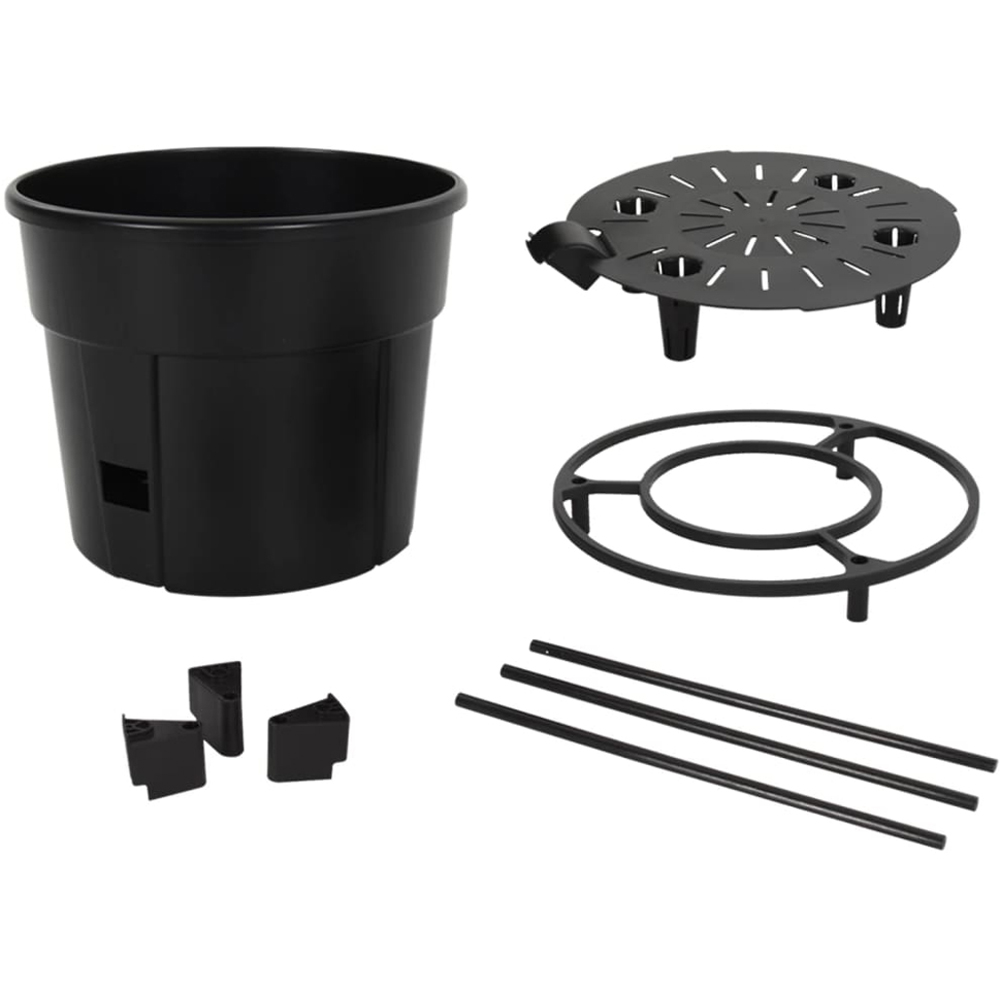 vidaXL Anthracite Polypropylene Tomato Grower Garden Planter 150 x 39cm Image 4