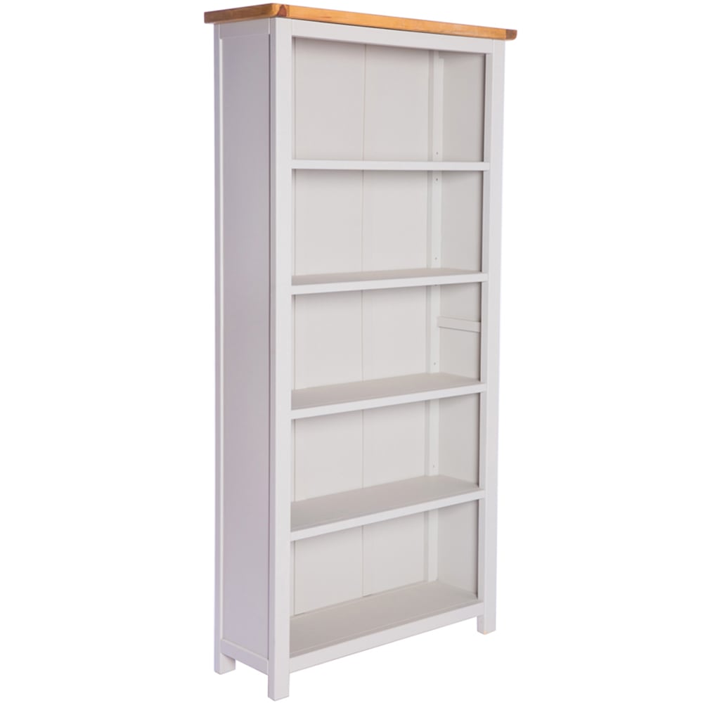 Argenta 5 Shelf Light Grey Bookcase Image 3