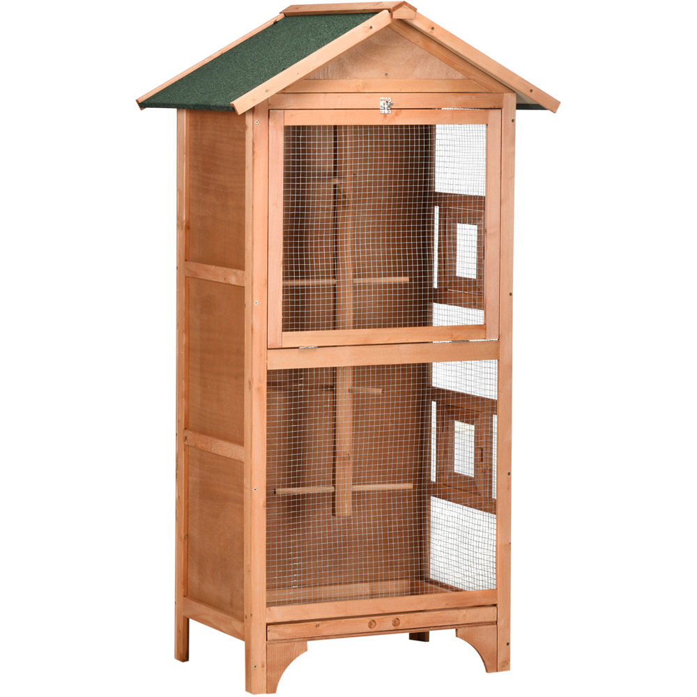 PawHut Large Orange Bird Cage Wilko