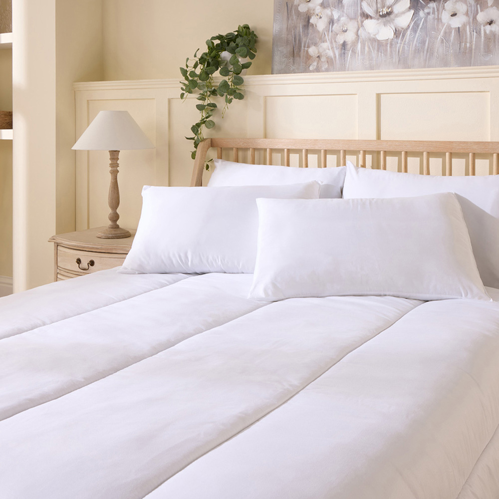 Pack of 4 Slumberdown Superb Support Sleep Soundly Pillows White Image 2