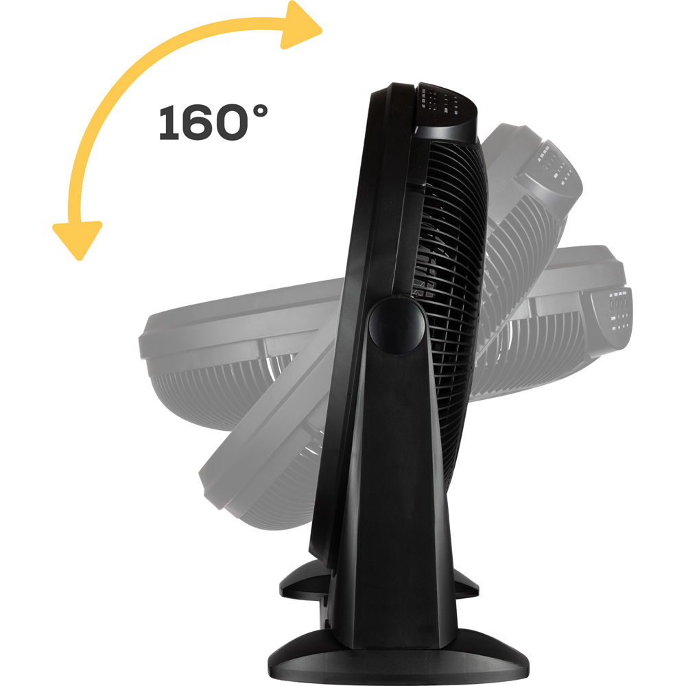 TCP Black Large Tilting Floor Fan with Remote Control 20 inch Image 6