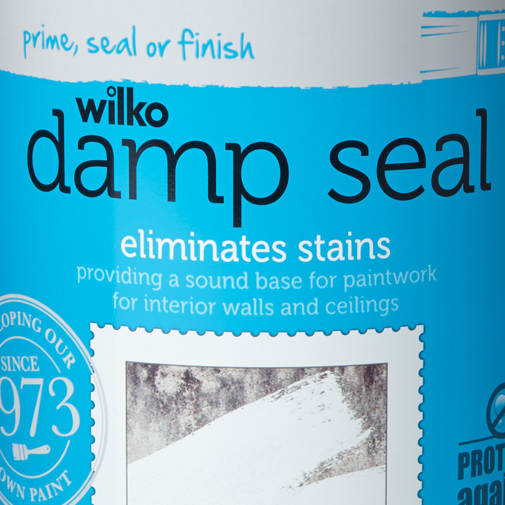 Wilko White Damp Seal 750ml Image 3