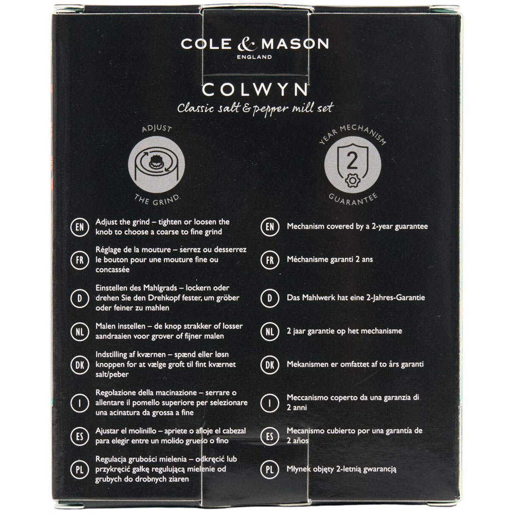 Cole and Mason Salt and Pepper Mills Set Image 3