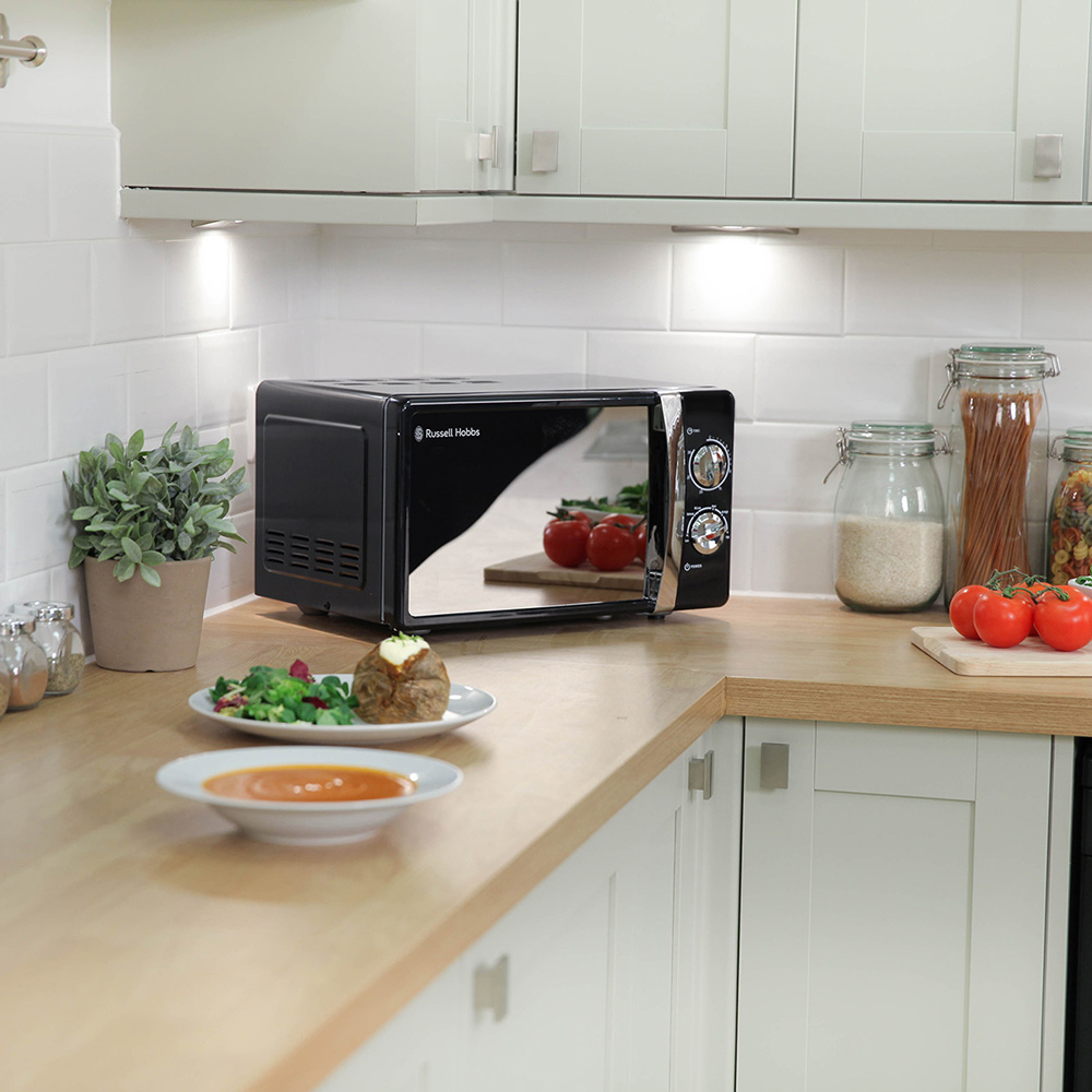 Russell Hobbs RHMM701B-N Black 17L Colours Plus Manual Microwave 700W Image 6