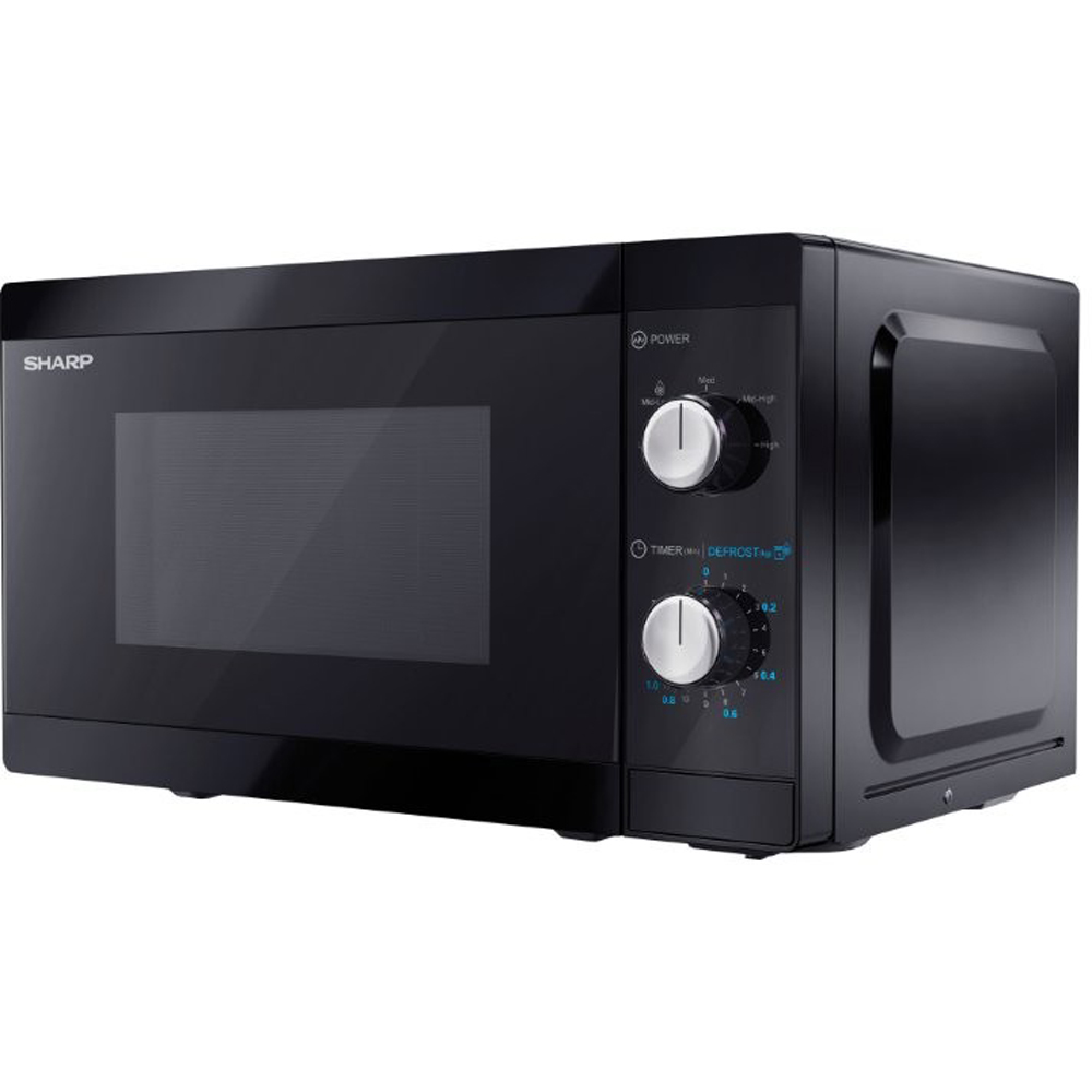 Sharp SP0111 Black 20L Solo Manual Microwave 800W Image 3
