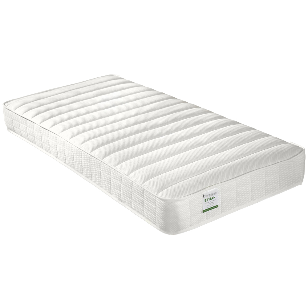 Ethan Small Single Quilted Low Profile Coil Sprung Mattress Image 1