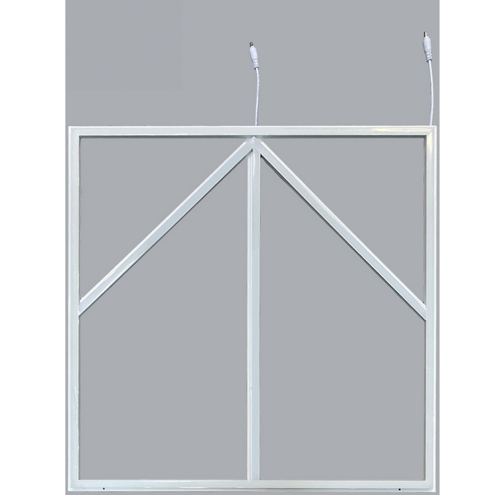 ENER-J 40W 6500K Cool White LED Frame Panel Light with Blue Arrow 600 x 600mm 2 Pack Image 4