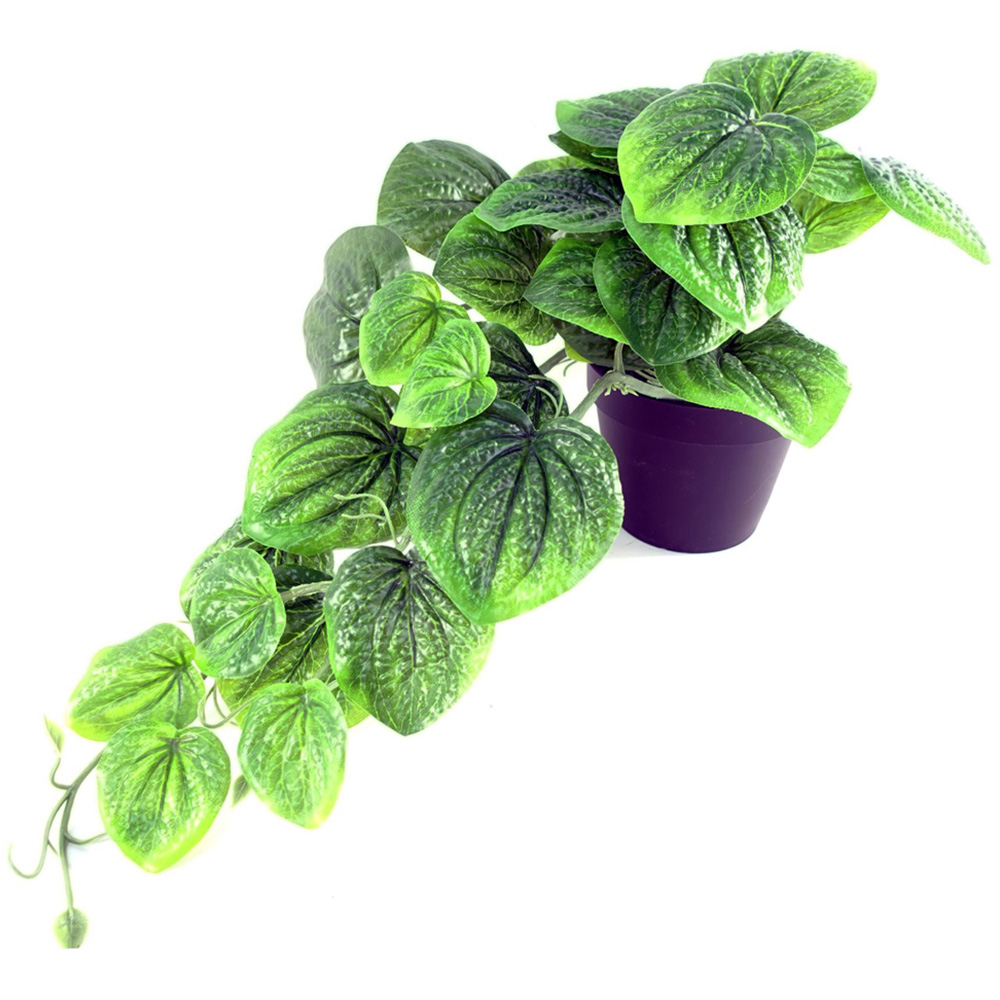 Leaf Trailing Pothos Artificial Plant in Pot 35cm Image 1