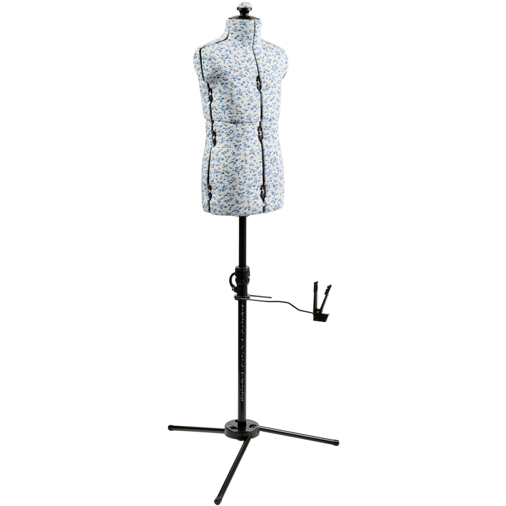 Sewing Online 5920 Ditsy Blue Fabric Adjustable 8-Part Junior Dressmakers Dummy Image 1