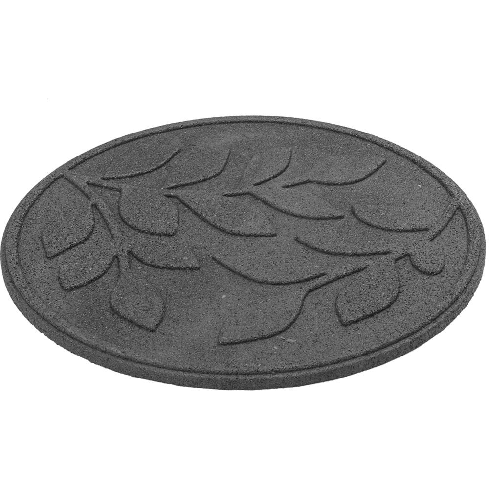 Primeur 46cm Grey Leaves Reversible Stepping Stone 4 Pack Image 4