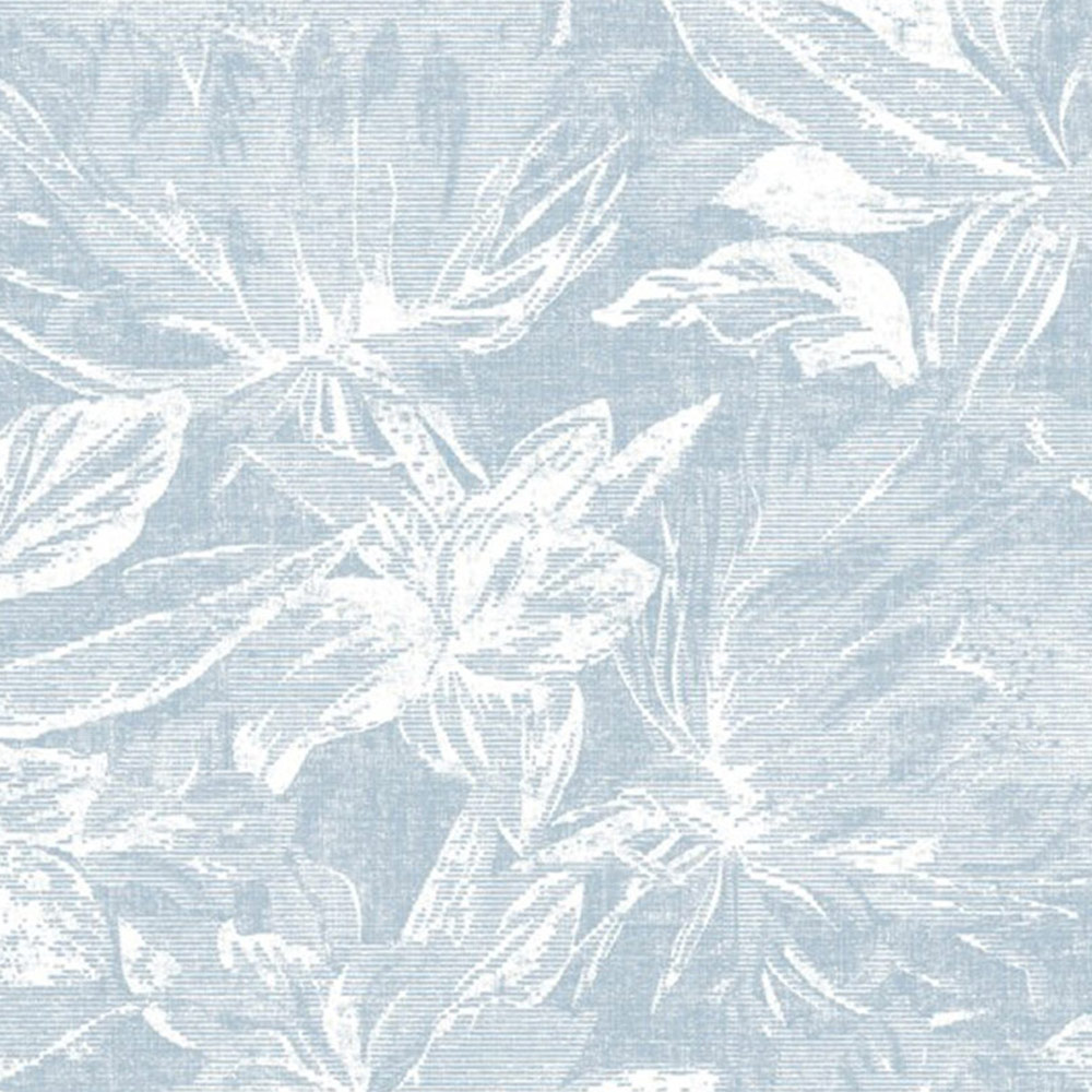 Bobbi Beck Eco Luxury Abstract Tapestry Floral Blue Wallpaper Image 1