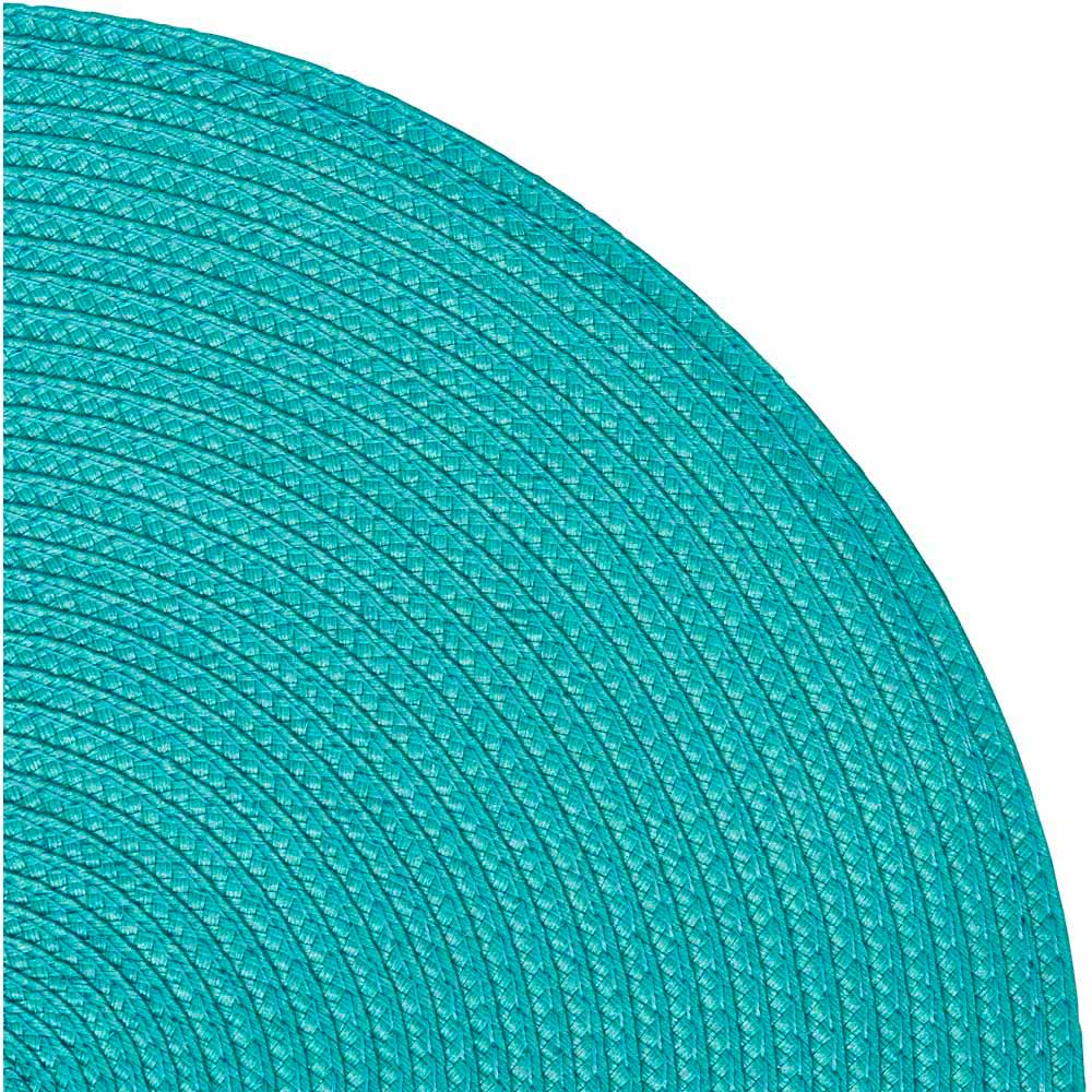 Wilko Teal Woven Placemats 2 pack Image 3