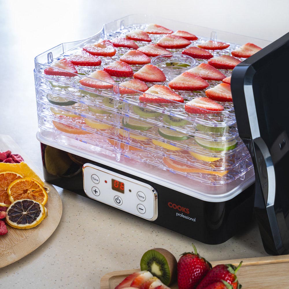 Cooks Professionals G0199 5 Tier Black Food Dehydrator Wilko