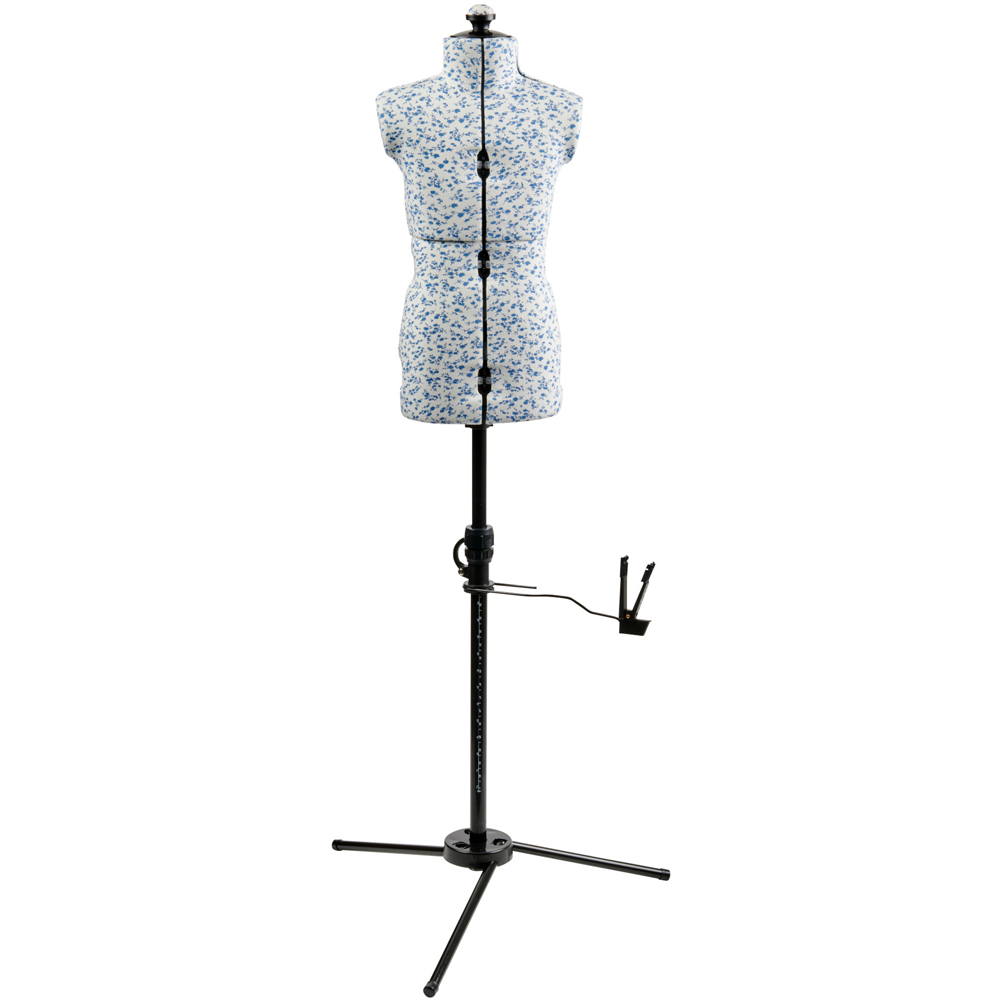 Sewing Online 5920 Ditsy Blue Fabric Adjustable 8-Part Junior Dressmakers Dummy Image 2