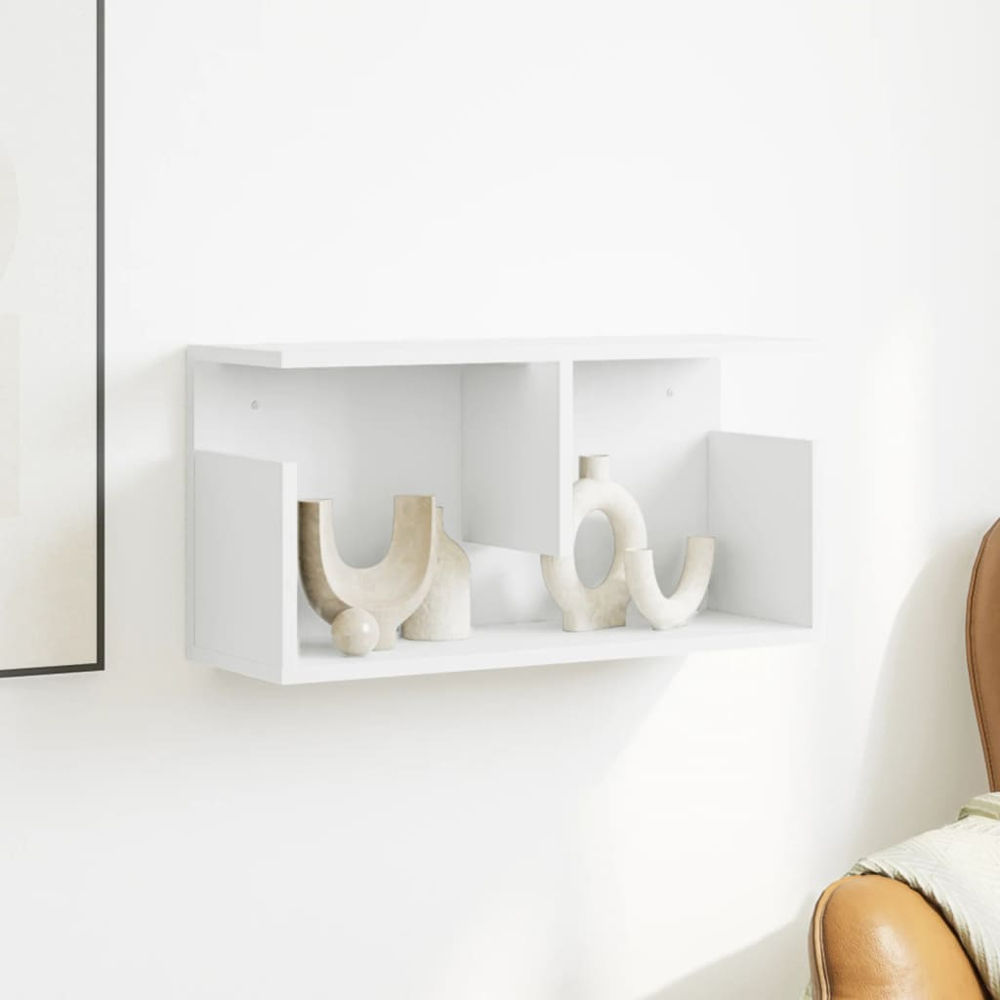 vidaXL White Wooden Wall Cabinet 60 x 20 x 30cm Image 8