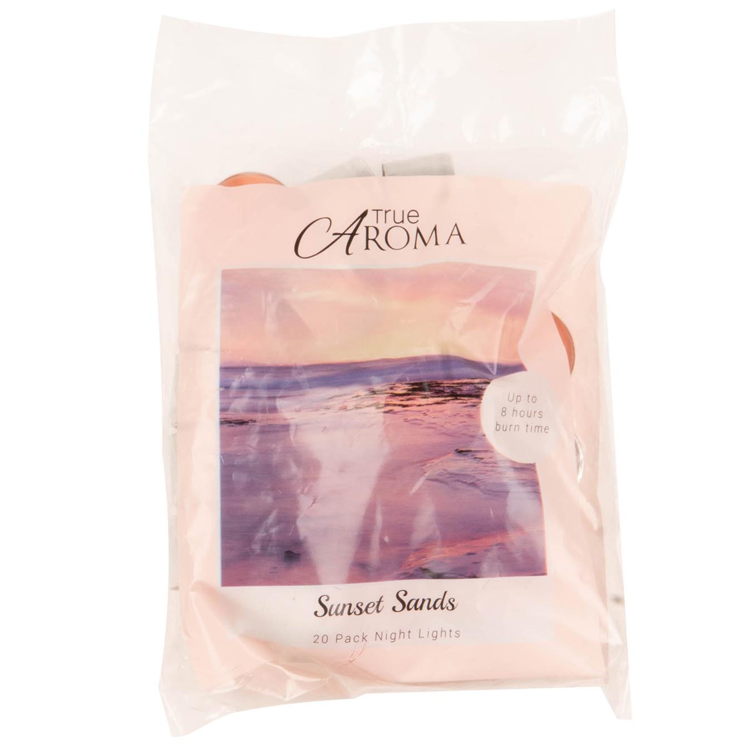 True Aroma Sunset Sands Tealight Candles 20 Pack Image
