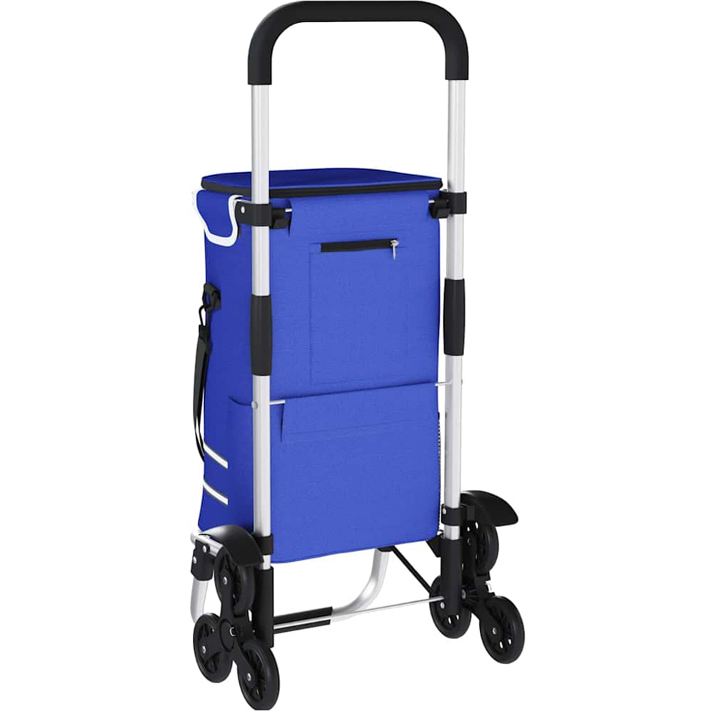 vidaXL Blue Shopping Trolley Image 2