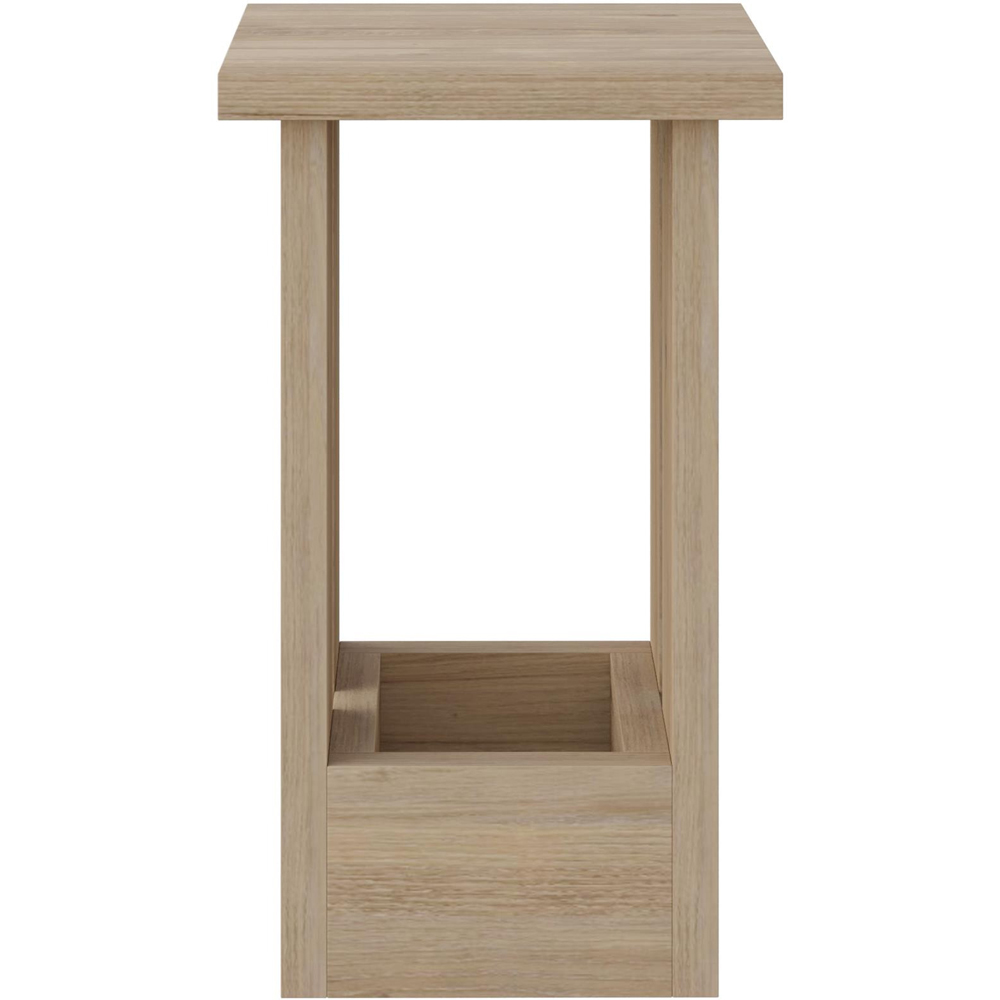 Decortie Tasos Sapphire Oak Side Table Image 2