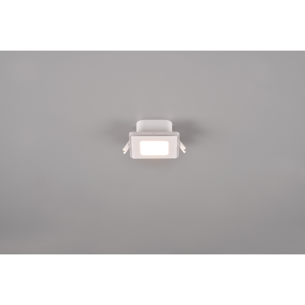TRIO Nimbus White Matt Integrated LED Ceiling Light Image 3