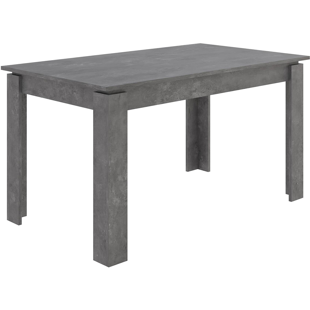 Decortie Tolmen 6 Seater Retro Grey Dining Table Image 2