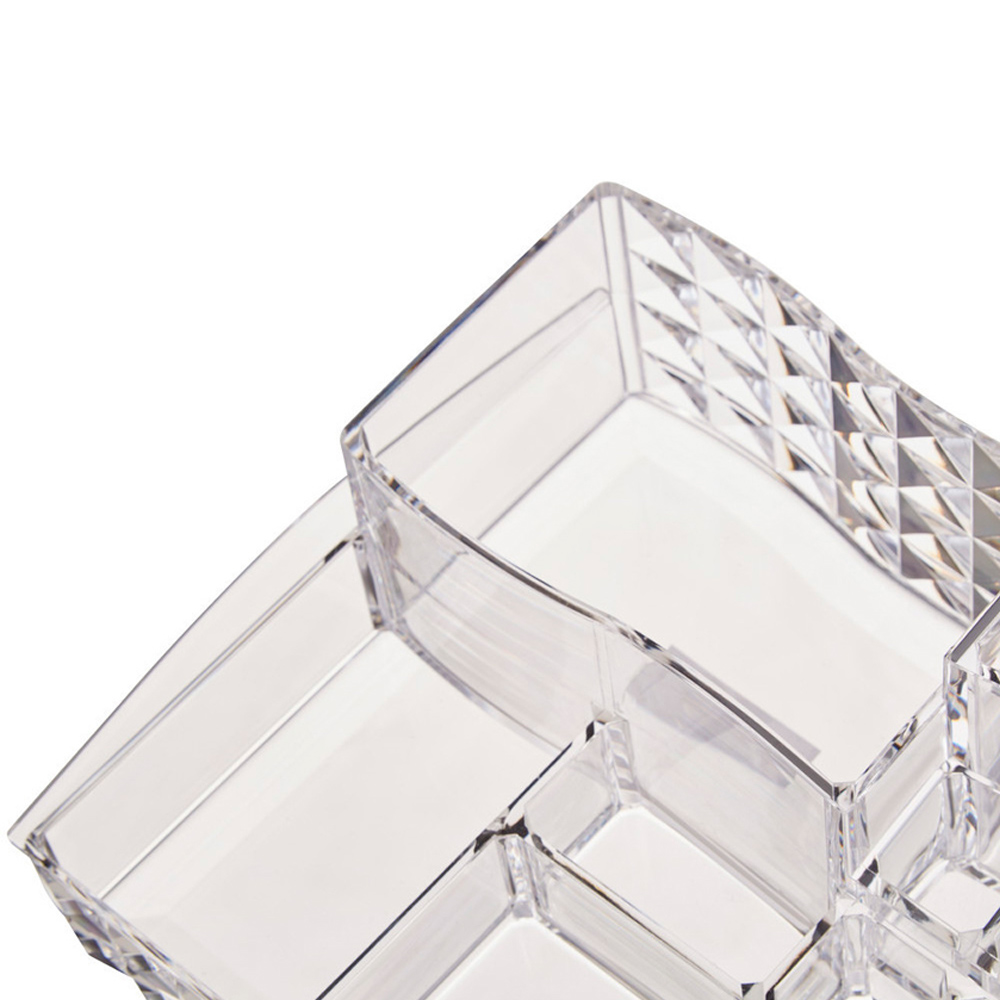 Premier Housewares Clear 11 Compartment Cosmetic Organiser Image 9