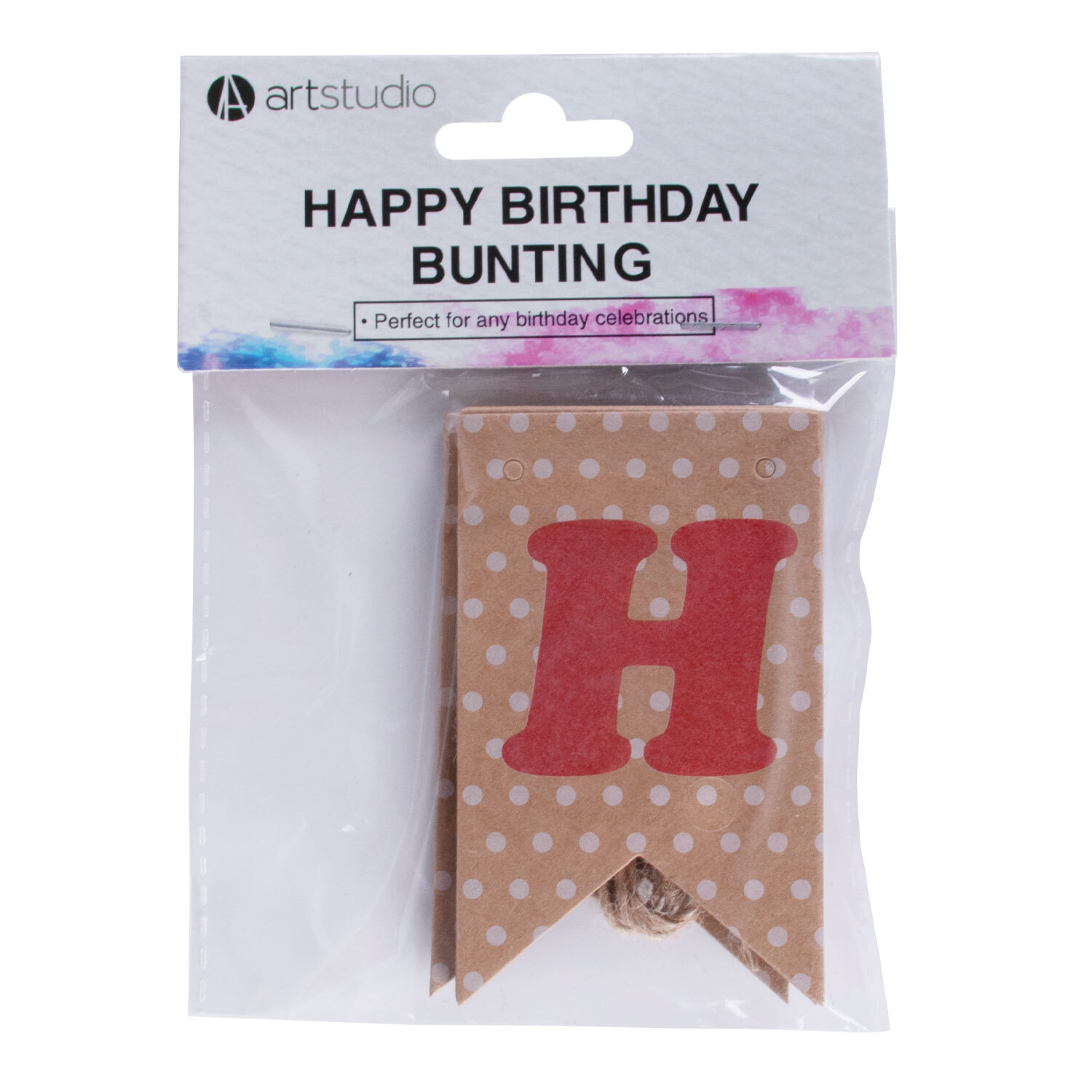 Art Studio Happy Birthday Bunting Image