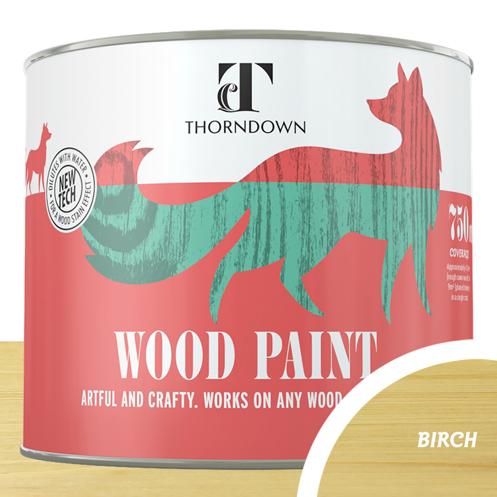 Thorndown Birch Satin Wood Paint 750ml Image 3