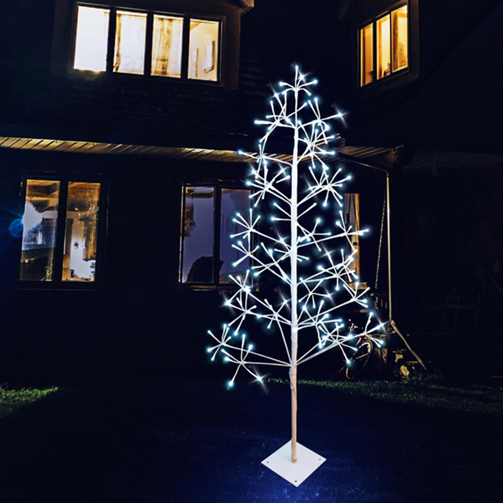 Shatchi Cool White LED Pre Lit Twig Artificial Christmas Tree 4ft Wilko