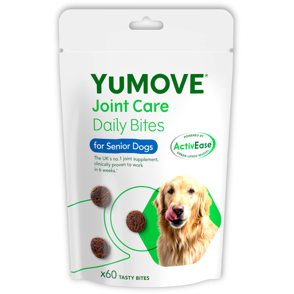 YuMOVE Joint Daily Bite Senior Dogs 60 pack Image 1