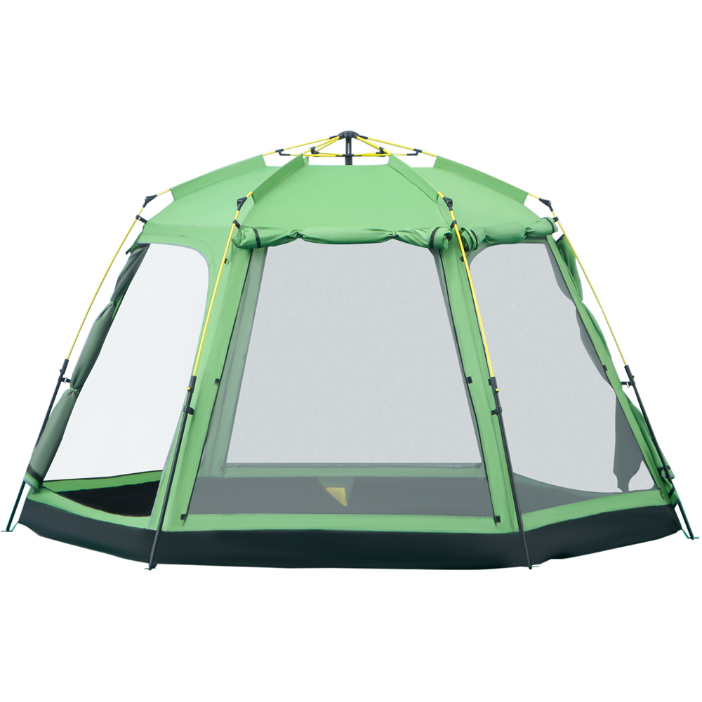 Outsunny 6 Person Pop Up Camping Tent Image 1