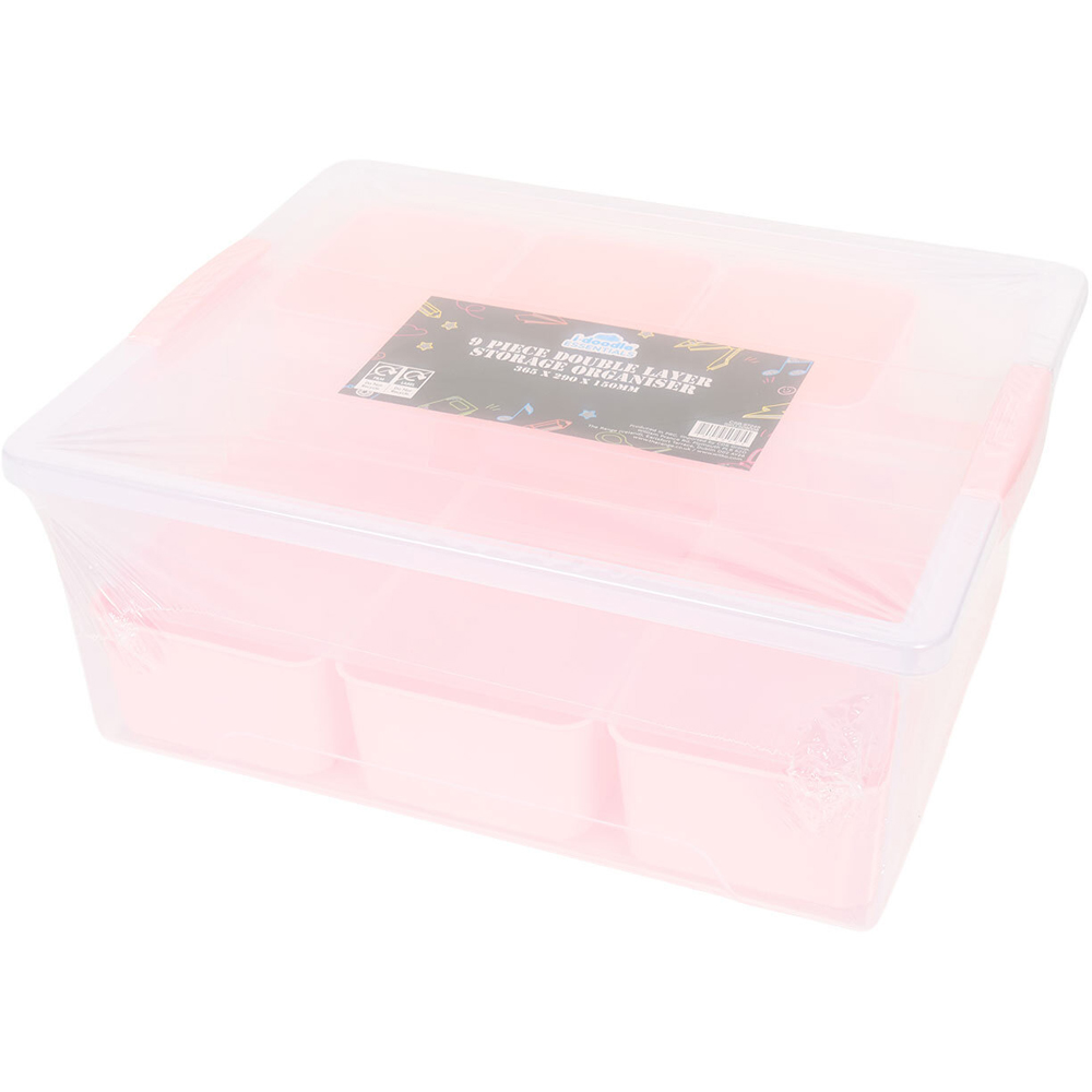 9 Piece Double Layer Storage Organiser Image 3