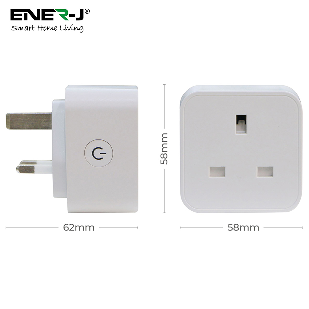 ENER-J 13A Smart Wi-Fi Plug with Energy Monitor 3 Pack Image 4